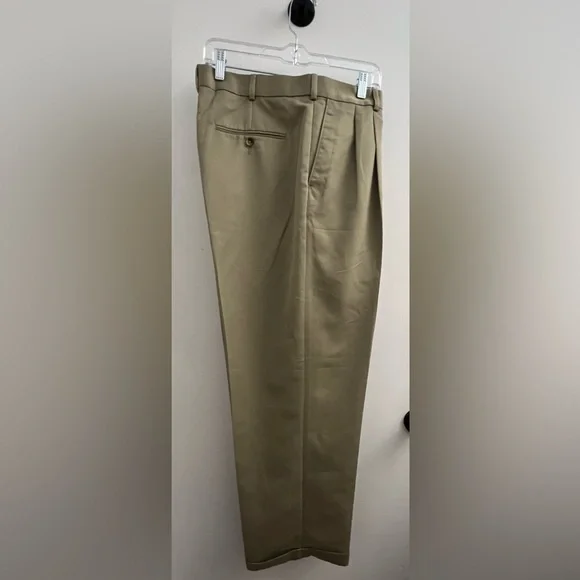 Perry Ellis Portfolio Pants. Pleated, Khaki, 36x30 New with tags comfort waist - Picture 12 of 12